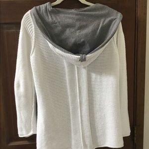 Pure Hooded Cotton Sweater